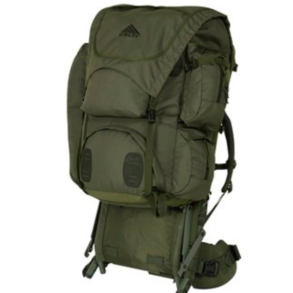 Kelty Cache Hauler Frame Backpack Aluminum and Nylon Olive Green